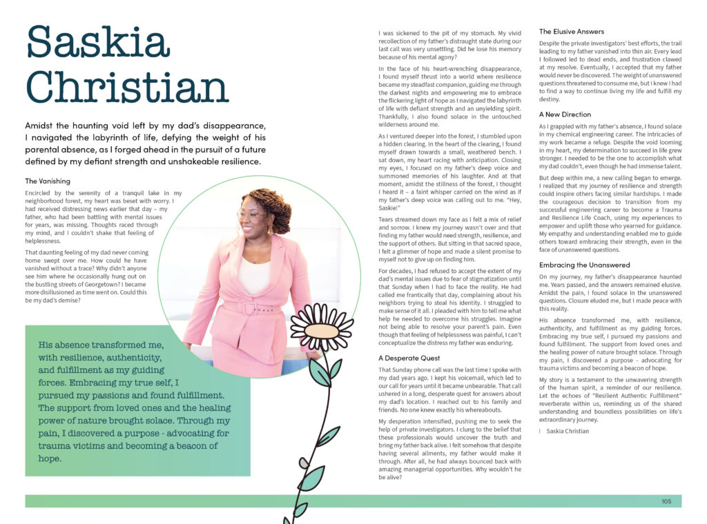 Saskia Christian - RESILIENT A.F.: Stories of Resilience